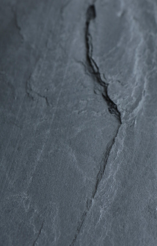 Cladrok Black Shale Stone Wall Panel Sample